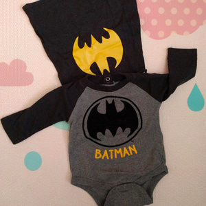 Batman Superhero Bodysuit Onesie